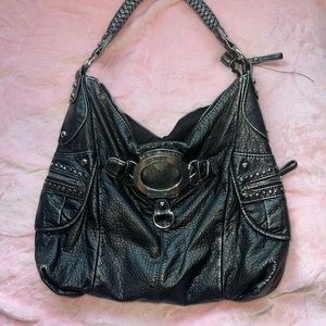 Black Y2k Silver Accesories Bag